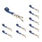 Tie 4 Safe 2" x 10' Tie Down Strap w/ TJ Cluster Hook for Wrecker Tow Truck Auto Hauling Blue, 10PK TWS65-5210-TJ-BU-10 - alternate 1